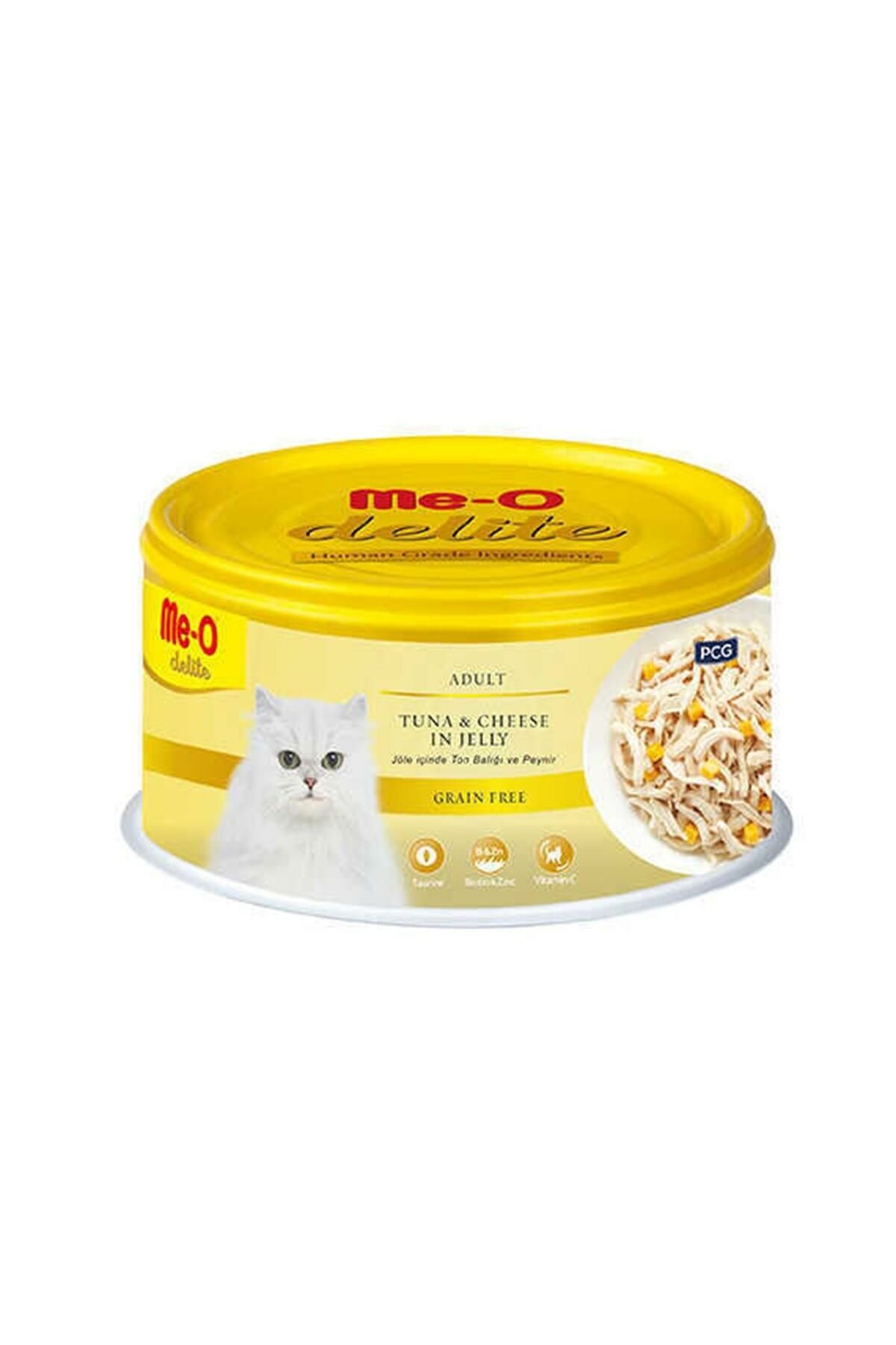 Meo Delite Ton Balıklı - Peynirli Kedi Konservesi 80 Gr