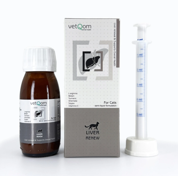 vetQom Kedi Liver Renew – Karaciğer Sağlığı – 60 ml.