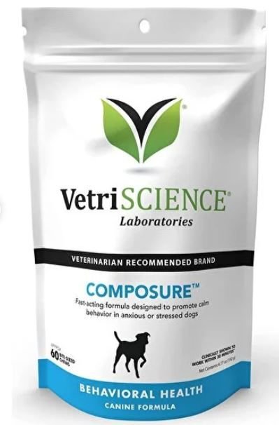 Vetri Science Composure Orta Büyük Irk Köpek Sakinleştirici Yenebilir Soft Tablet60 Tablet