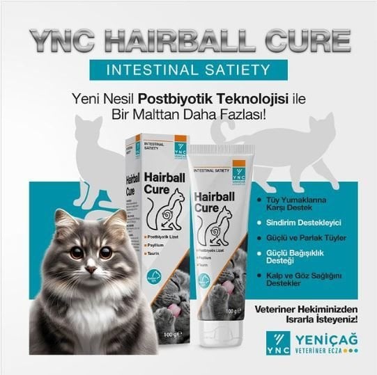 YNC HAİRBALL CURE (Bağışıklık güçlendirici malt)