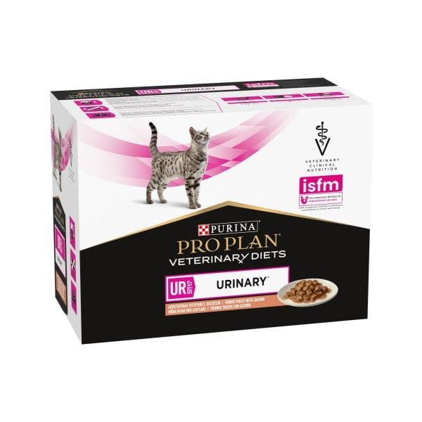 Purina Pro Plan Veterinary Diets Cat Ur Urinary Salmon | Wet (Sachet) 10 x 85 G