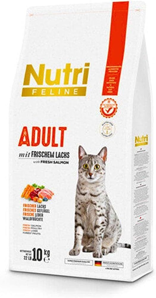 NUTRİ FELİNE ADULT 10 KG SOMONLU KEDİ MAMASI