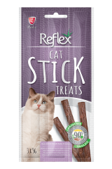 Reflex Kümes Hayvanı ve Kızılcık Etli Tahılsız Yetişkin Kediler için Ödül Çubuk - 3x5gr