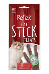 Reflex Dana ve Kuzu Etli Tahılsız Yetişkin Kediler için Ödül Çubuk - 3x5gr