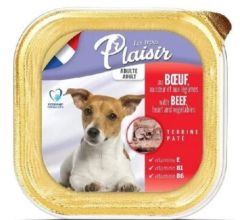 Plaisir Beef Biftek Etli Parçalı ve Soslu Köpek Konservesi 150 Gr