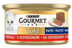 24 Adet GOURMET® Gold Kıyılmış Sığır Etli Yaş Kedi Maması