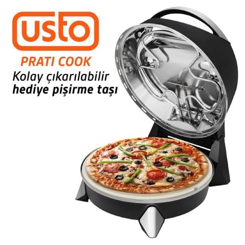 USTO 2850 Prati Cook Çok Amaçlı Pişirici Siyah