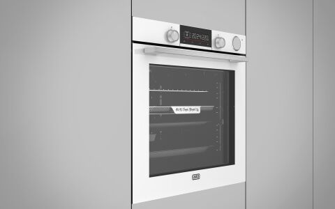 Usto 5152 A+ Enerji Sınıfı Buharlı Pişirme ve Airfry Özellikli Multifonksiyon 80lt Ankastre Fırın Beyaz