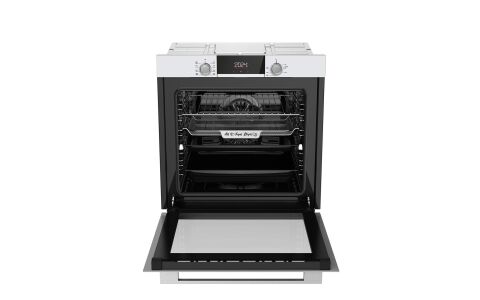 Usto 5102 A Enerji Sınıfı Buhar Destekli ve Airfry Özellikli Multifonksiyon 80lt Ankastre Fırın Beyaz