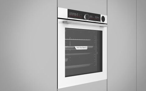 Usto 5202 A+ Enerji Sınıfı Buharlı Pişirme ve Airfry Özellikli Multifonksiyon 80lt Ankastre Fırın Beyaz