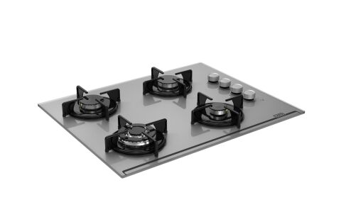 Usto 4453 Gri Cam 65 cm Ankastre Ocak