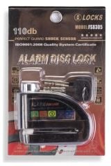 Disk Kilidi Alarmlı 110 Desibel Renkli Disk Kilit