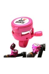 I Love My Bike Pembe Aynalı Zil Stk0001032