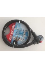 Bisiklet Motor Kilidi Halatlı Kalın Anahtarlı Kilit 15 X 1000 Mm