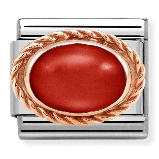 430507/11 Classic Red Coral Charm