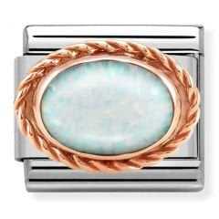 430507/07 Classic White Opal Charm