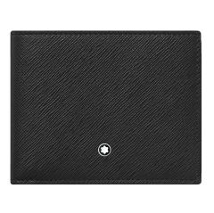 130315 Mont Blanc Sartorial 6 cc Siyah Cüzdan