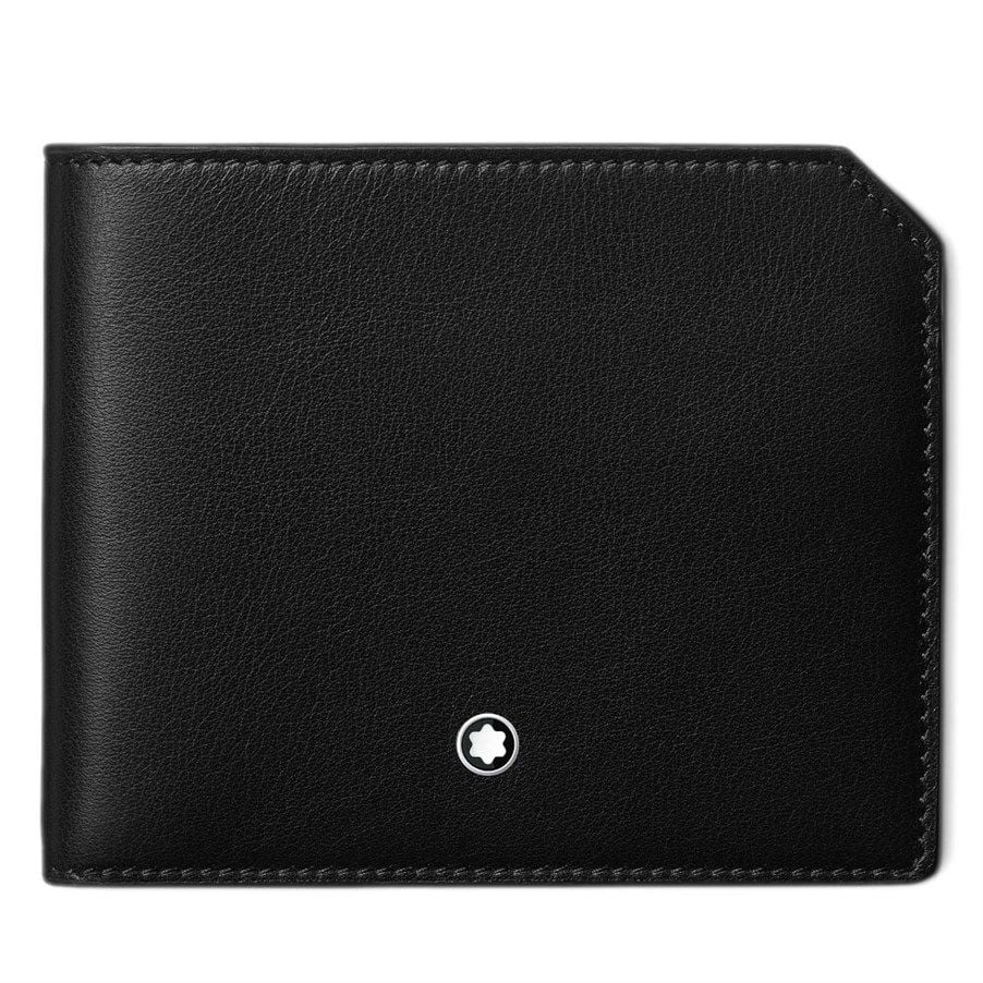 130048 Montblanc Meisterstück 6cc Siyah Cüzdan