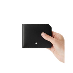 130048 Montblanc Meisterstück 6cc Siyah Cüzdan