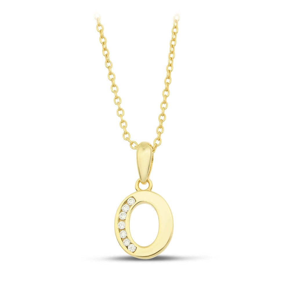 INITIAL NECKLACE - O - 925