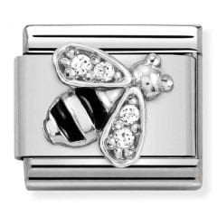 330321/02 Classic Bumblebee Crystal Charm