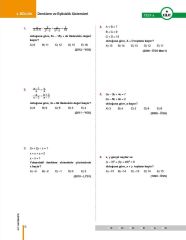 AYT Matematik Konularına Ve Zorluk Derecesine Göre Çıkmış Sorular