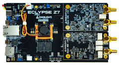 Eclypse Z7: Zynq-7000 SoC Development Board with SYZYGY-Compatiple Eclypse Z7 + Zmod AWG 1411 + Zmod Scope 1410-105
