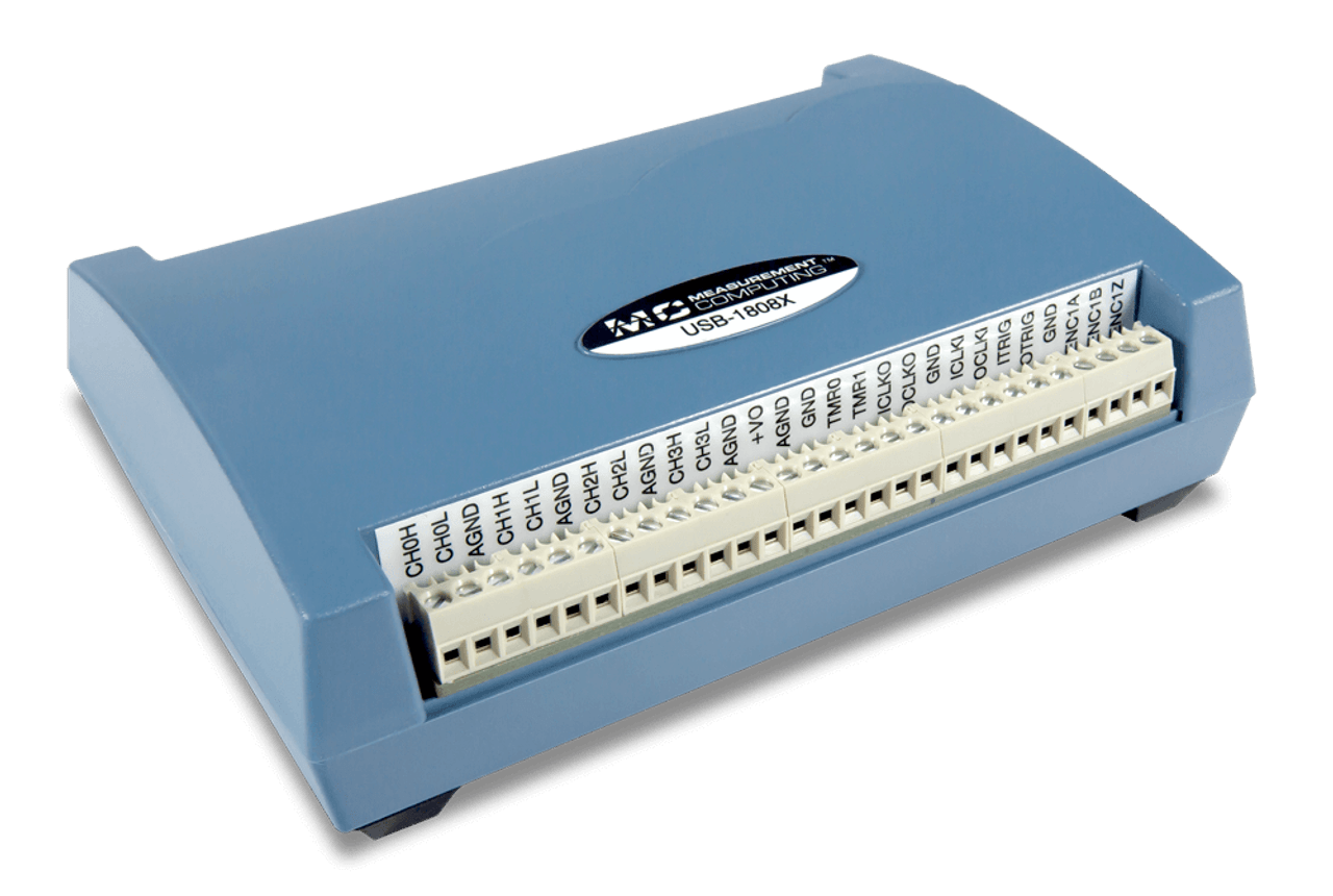 MCC USB-1808X: High-Speed, High-Precision, Simultaneous USB DAQ Device