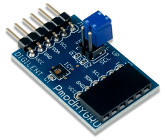 Pmod HYGRO: Digital Humidity and Temperature Sensor