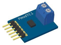 Pmod TC1: K-Type Thermocouple Module with Wire