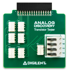 Analog Discovery için Transistör Tester