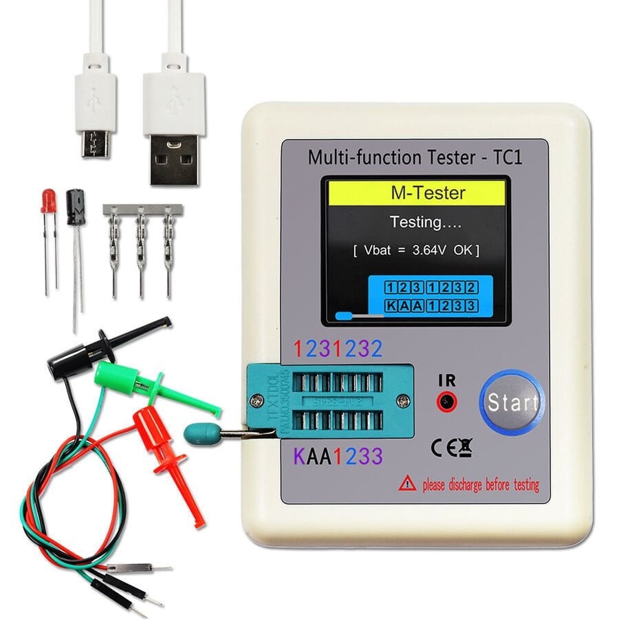 LCR-TC1 Çok Fonksiyonlu Elektronik Komponent Test Cihazı