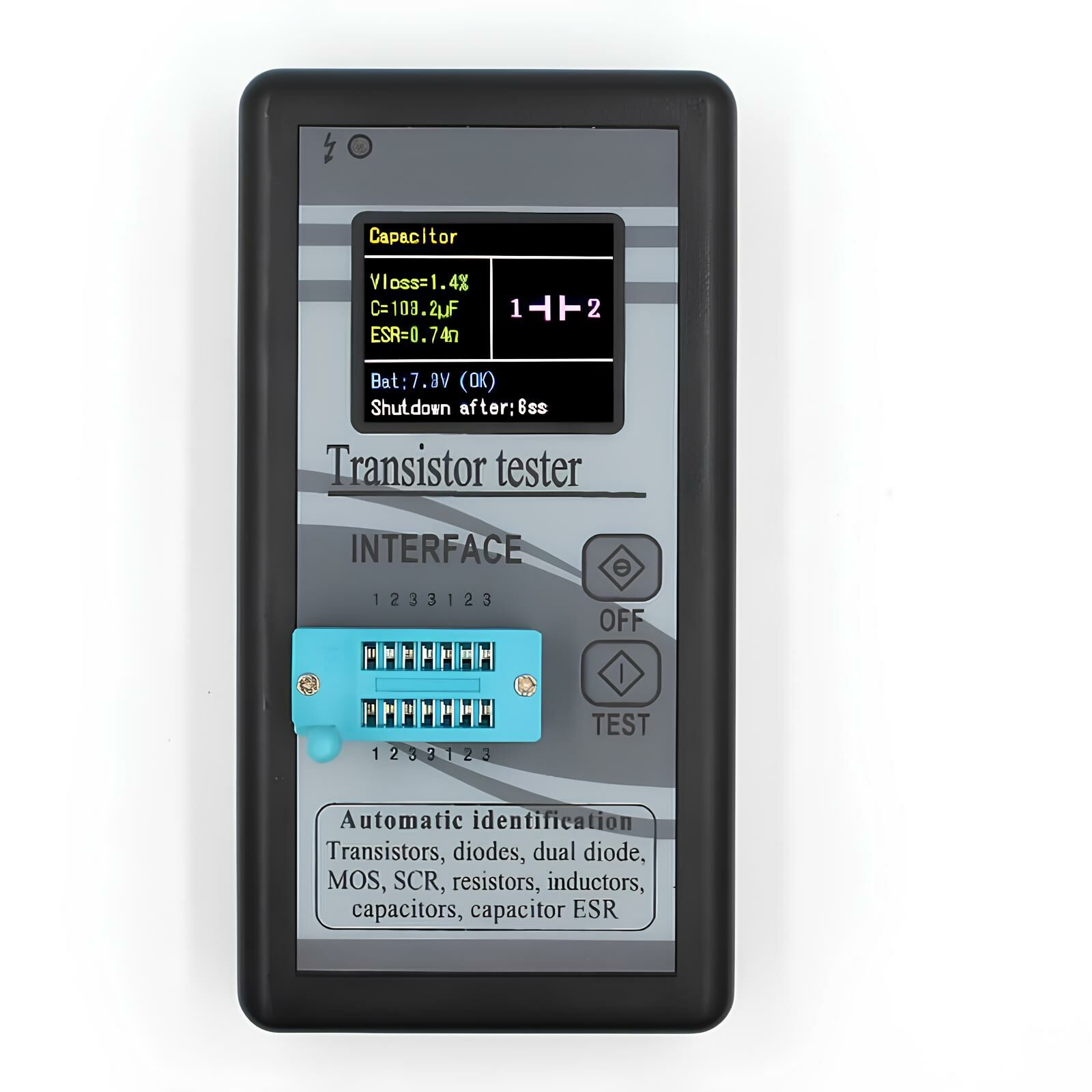 M328 LCR Metre + Transistör Test Cihazı