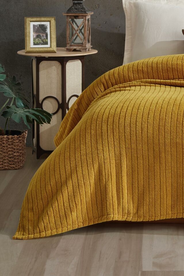 Comfy | Çizgili Wellsoft Tek Kişilik Battaniye