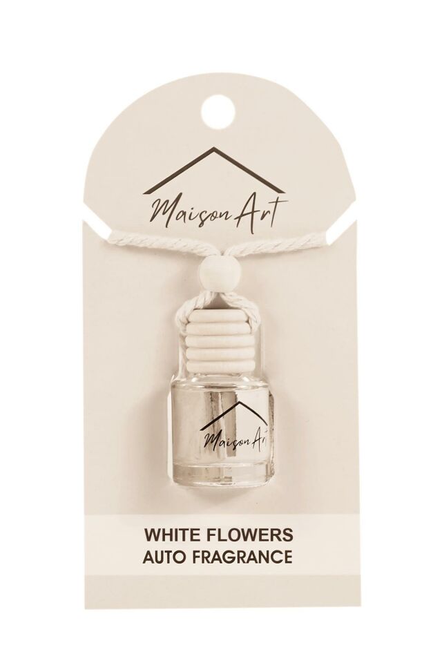 Araç Kokusu | White Flowers 8Ml Oto Parfümü | Kalıcı Araç İçi Kokusu