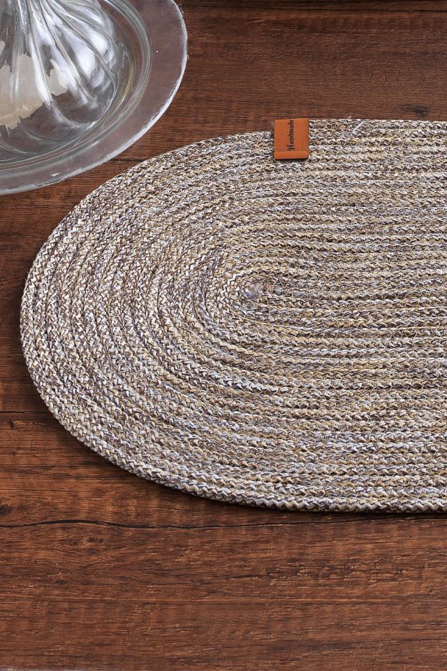 1 Adet Oval Supla | Amerikan Servis Runner | Tabak, Tava, Altlığı Sofra Sunumluk