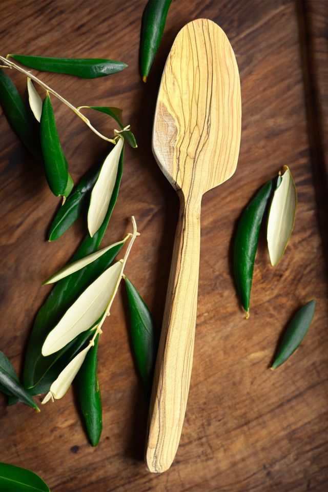 Zeytin Ağacı Spatula | 1 Adet El Yapımı Ahşap Spatula