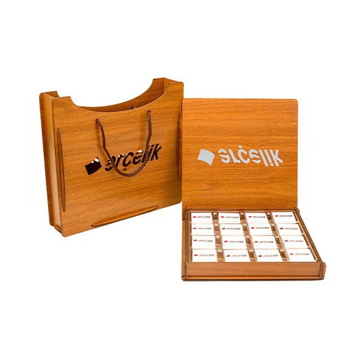 AHŞAP ÇANTALI KUTU