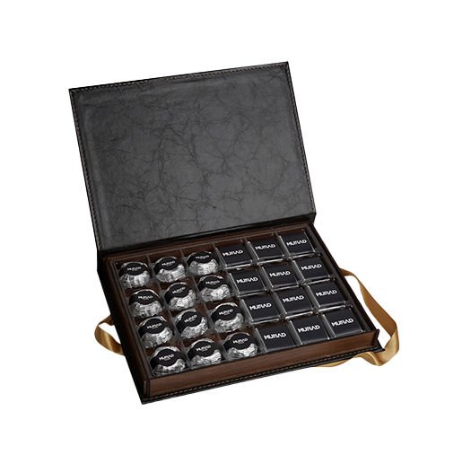 DERİLİ AHŞAP KUTU