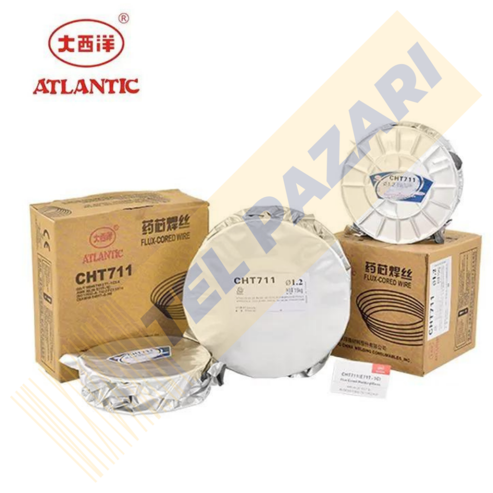 Özlü Gazaltı Kaynak Teli (Atlantic CHT711 (Flux Cored Wire / E71T-1C)