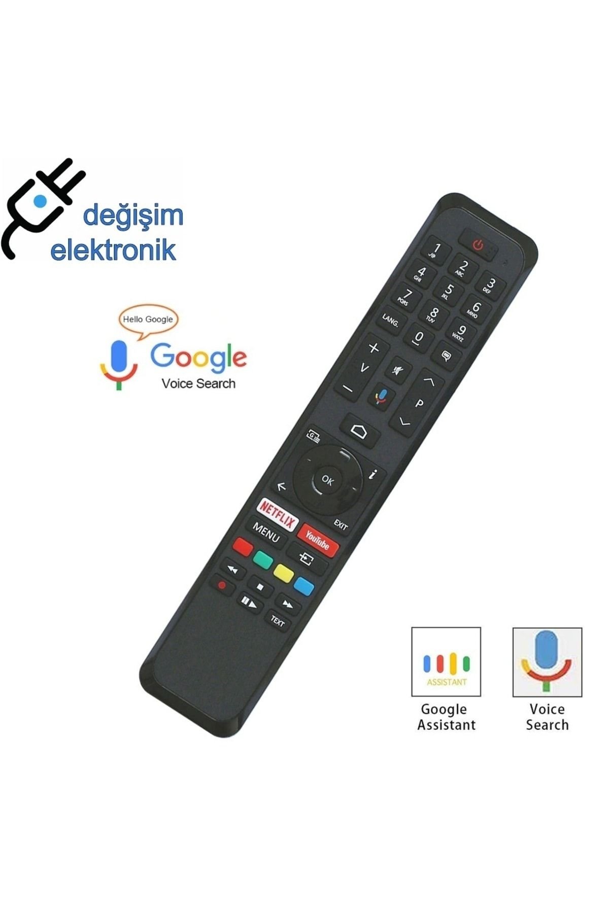 Regal 65r754ua9 4k Android Tv Kumandası Ses Komutlu