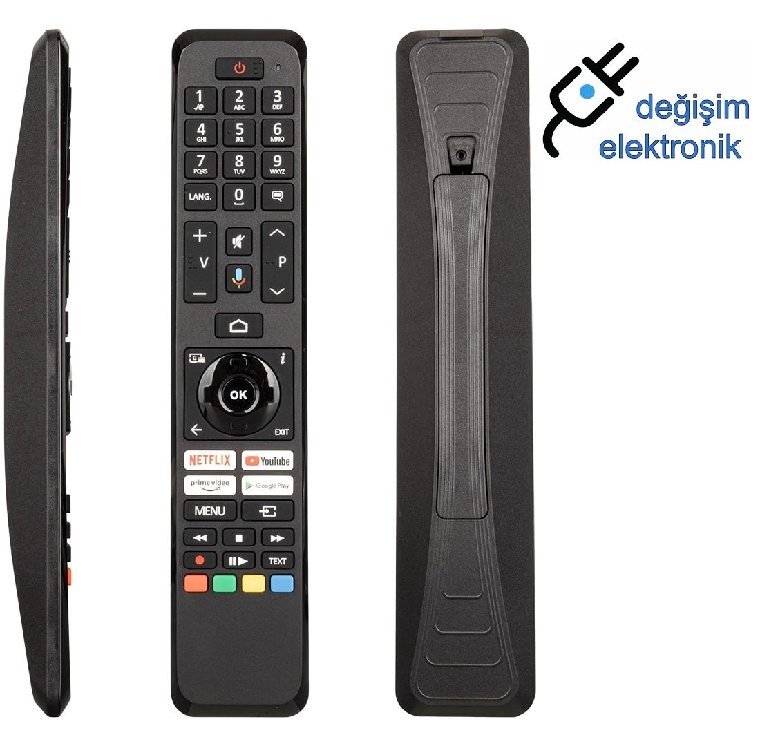 Vestel 50Ut9740 Uyumlu 4k Smart Led Tv Kumandası Ses Komutsuz