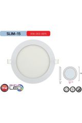 15w Slim Led Panel Spot Beyaz Işık 900lm