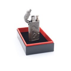 Ejderha Görünümlü İsime Özel Metal Çakmak