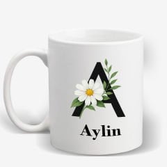 A Harfi İsime Özel Kupa Bardak