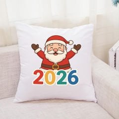 Kişiye Özel Noel Baba Temalı 2026 Yastık