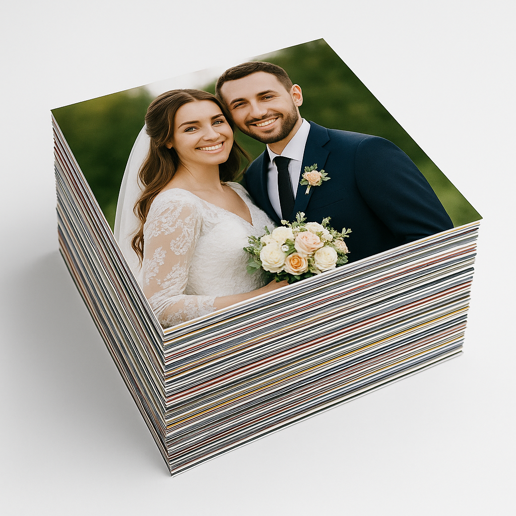 20x20 Cm Kare Mat Fotoğraf Baskısı 10 Adet