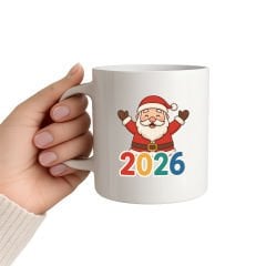 2026 Yeni Yıl Temalı Kupa Bardak