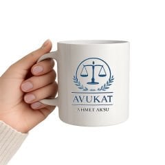 Avukat Kişiye Özel Kupa Bardak