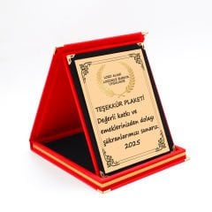 Kişiye Özel Teşekkür Plaketi